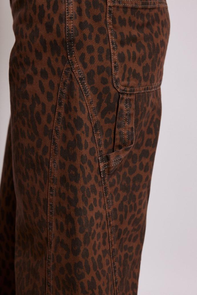 Co-ords | Women Damson Madder Dion Jeans - Dark Leopard Overdye