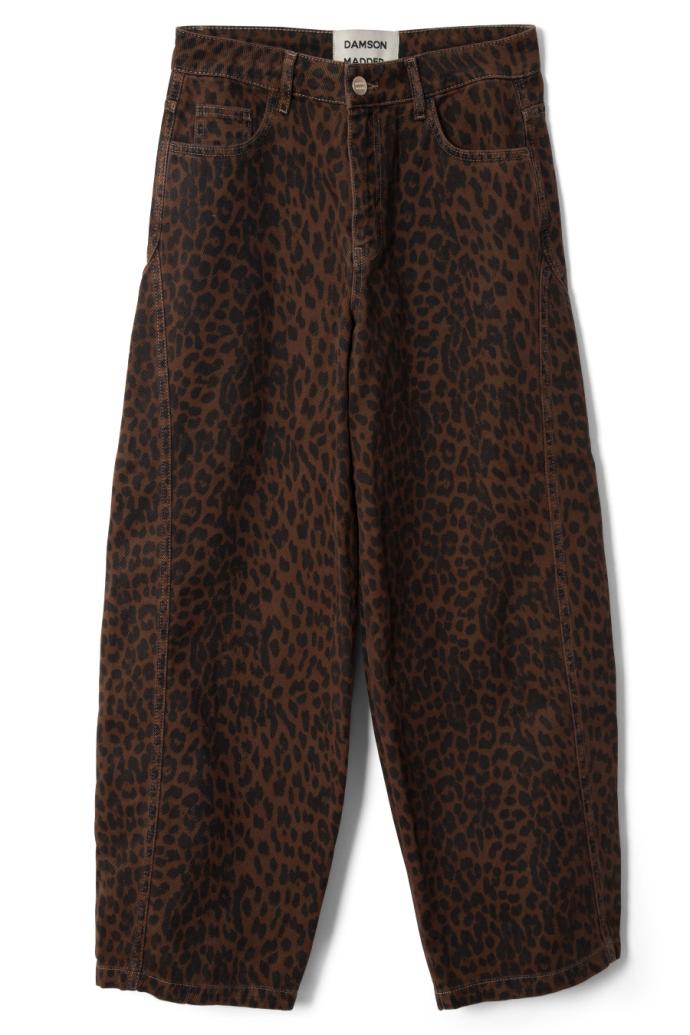 Co-ords | Women Damson Madder Dion Jeans - Dark Leopard Overdye