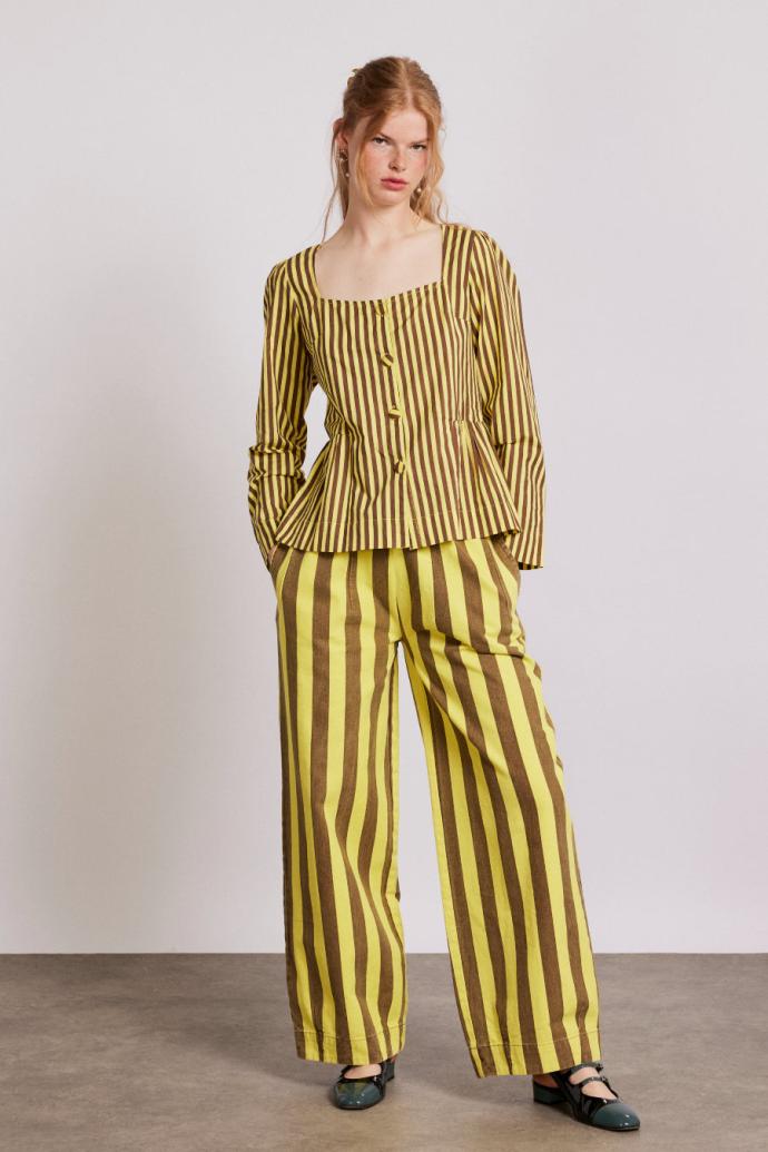 Co-ords | Women Damson Madder Eloise Stripe Blouse