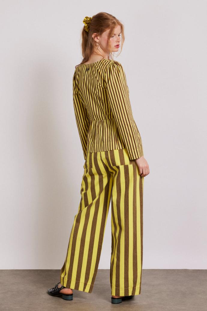 Co-ords | Women Damson Madder Eloise Stripe Blouse