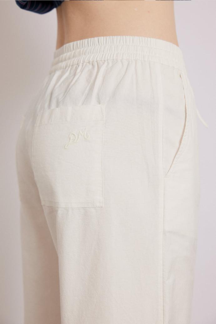 Co-ords | Women Damson Madder Lana Trousers - White Broderie