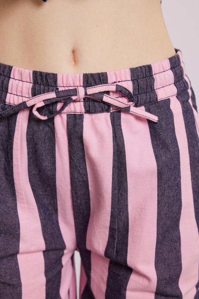 Co-ords | Women Damson Madder Rafe Pants - Pink Navy Stripe