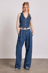 Co-ords | Women Damson Madder Sailor Jeans - Vintage Wash