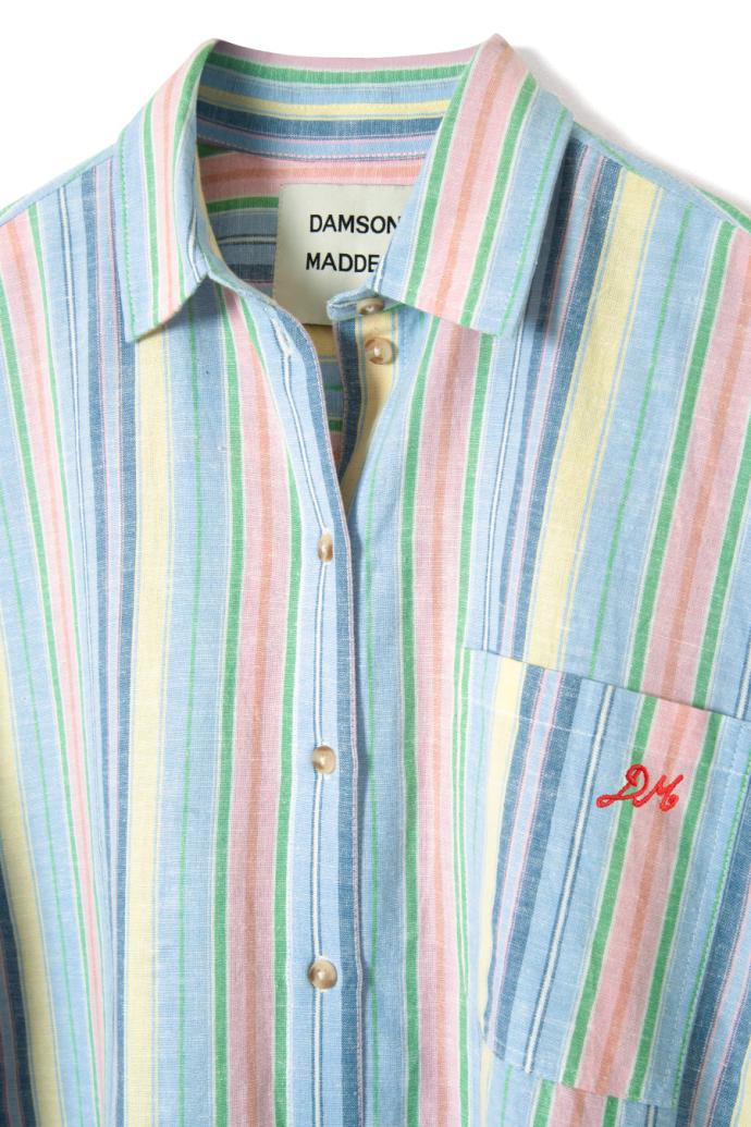Co-ords | Women Damson Madder Skyla Shirt - Multi Stripe