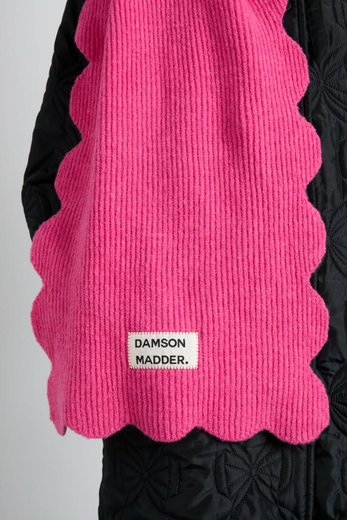 Cold Weather Accessories | Women Damson Madder Scallop Scarf