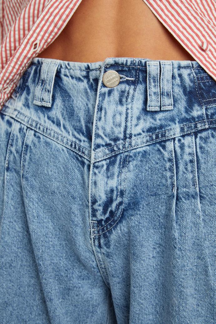 Denim | Women Damson Madder Babysitter Jean - Embroidered Bow