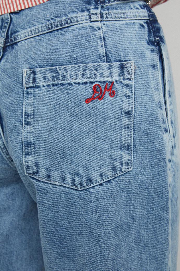 Denim | Women Damson Madder Babysitter Jean - Embroidered Bow