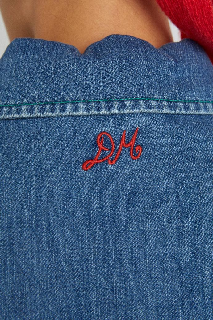 Denim | Women Damson Madder Claudia Bomber - Vintage Wash