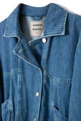 Denim | Women Damson Madder Claudia Bomber - Vintage Wash