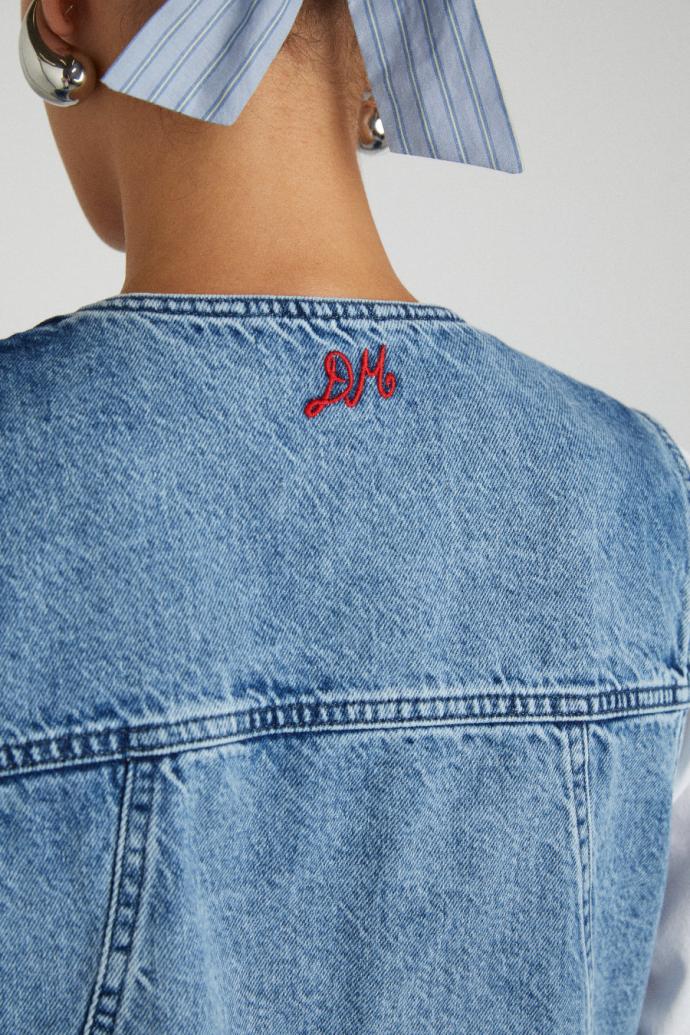 Denim | Women Damson Madder Dilly Gilet - Denim