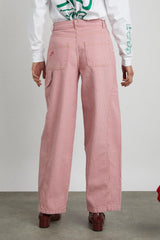 Denim | Women Damson Madder Dion Jean - Pink Stripe