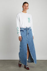 Denim | Women Damson Madder Kaia Denim Maxi Skirt