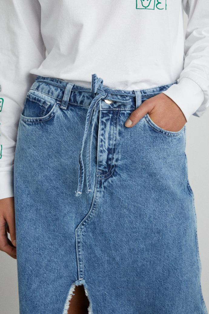 Denim | Women Damson Madder Kaia Denim Maxi Skirt