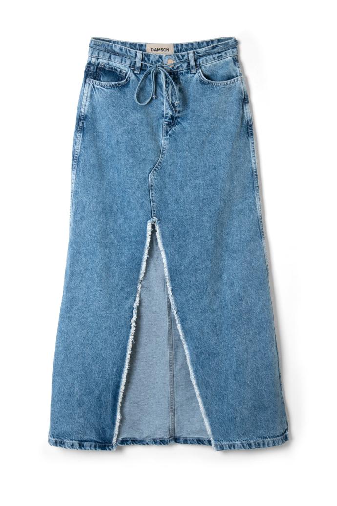 Denim | Women Damson Madder Kaia Denim Maxi Skirt