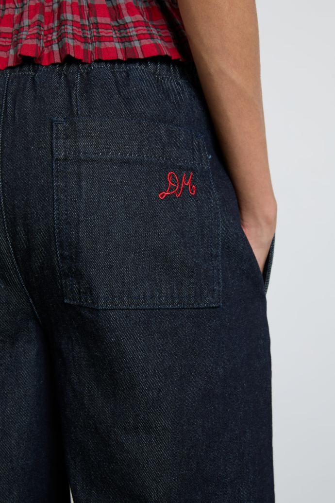 Denim | Women Damson Madder Rafe Jeans - Embroidered Floral