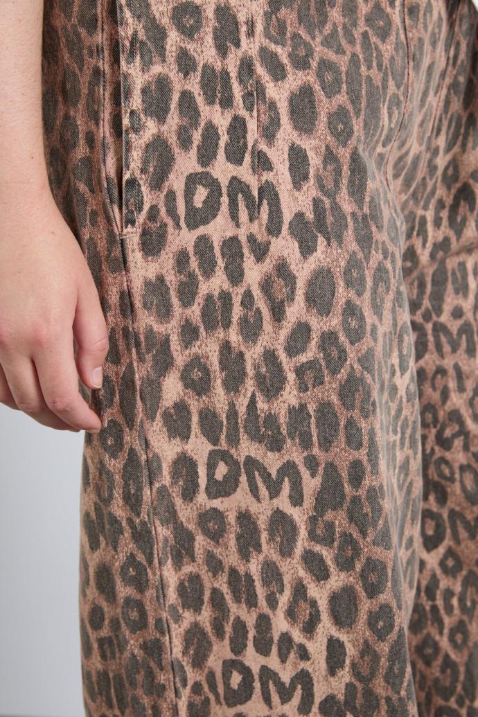 Denim | Women Damson Madder Rafe Pant - Leopard Print