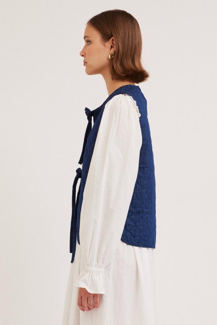 Denim | Women Damson Madder Tilly Gilet - Denim