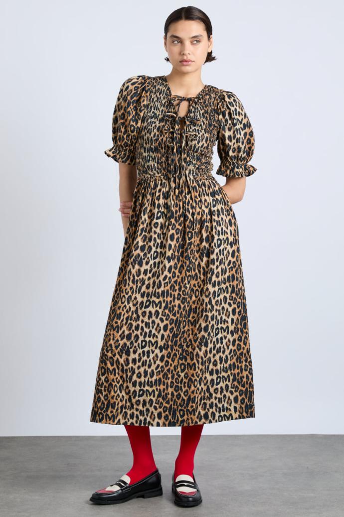 Dresses | Women Damson Madder Bluebelle Midi Dress - Leopard