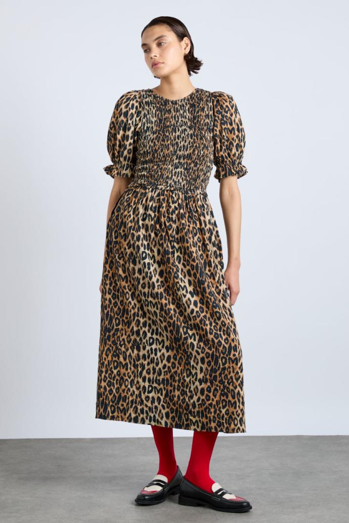 Dresses | Women Damson Madder Bluebelle Midi Dress - Leopard