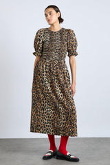Dresses | Women Damson Madder Bluebelle Midi Dress - Leopard