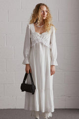 Dresses | Women Damson Madder Edith Vintage Midi - White