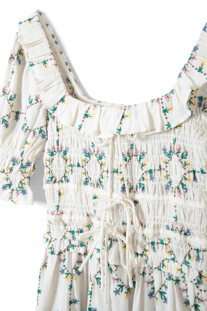 Dresses | Women Damson Madder Heidi Embroidered Midi Dress