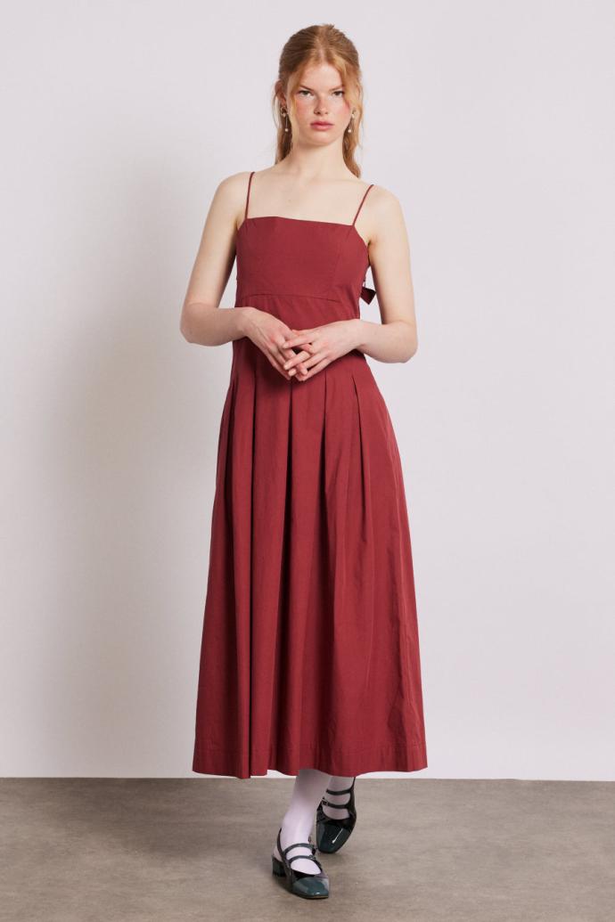 Dresses | Women Damson Madder Iris Bow Midi Dress