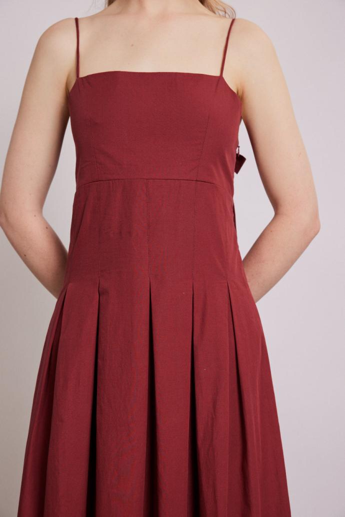 Dresses | Women Damson Madder Iris Bow Midi Dress