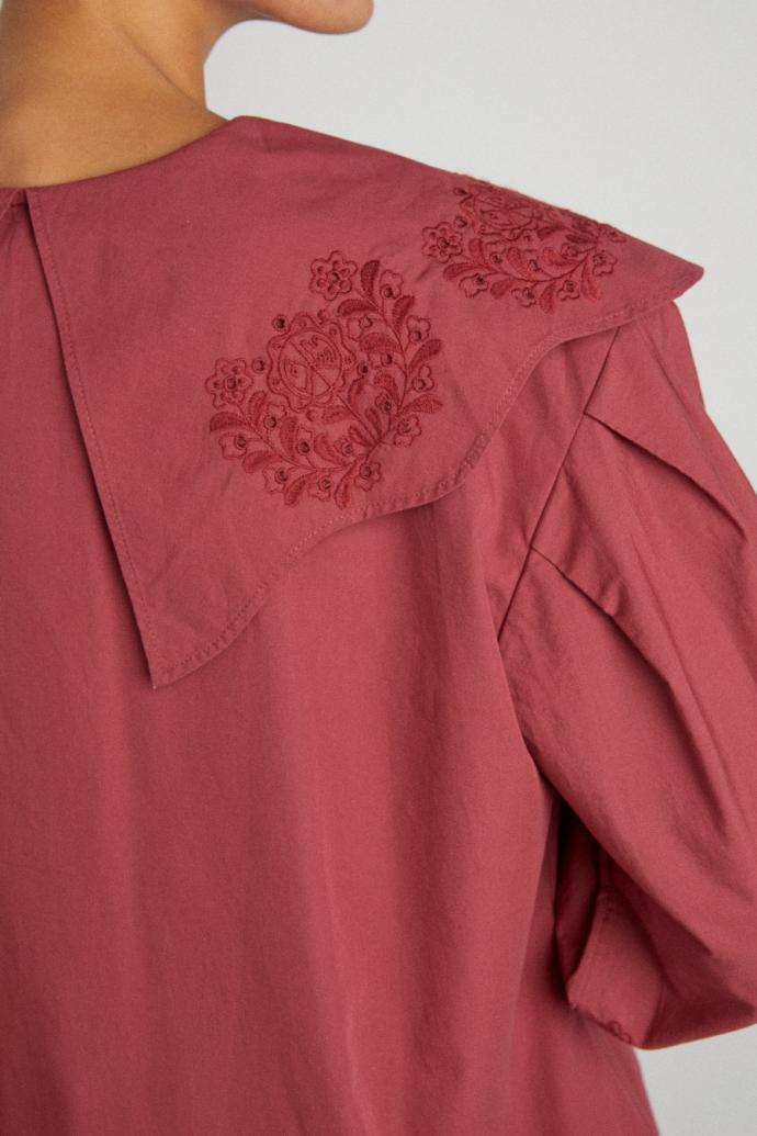 Dresses | Women Damson Madder Mimi Mini Dress - Plum Broderie