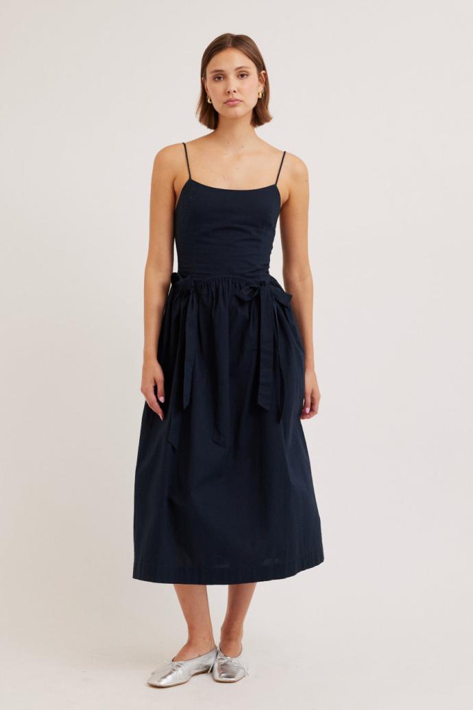 Dresses | Women Damson Madder Penelope Apron Dress - Navy