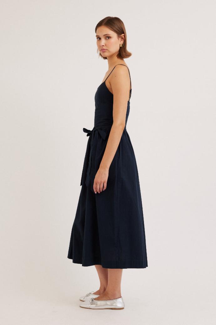 Dresses | Women Damson Madder Penelope Apron Dress - Navy