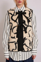 Gilets | Women Damson Madder Marta Borg Gilet - Bows