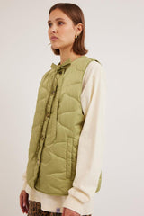 Gilets | Women Damson Madder Maxxy Gilet Liner - Green