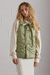 Gilets | Women Damson Madder Maxxy Gilet Liner - Green