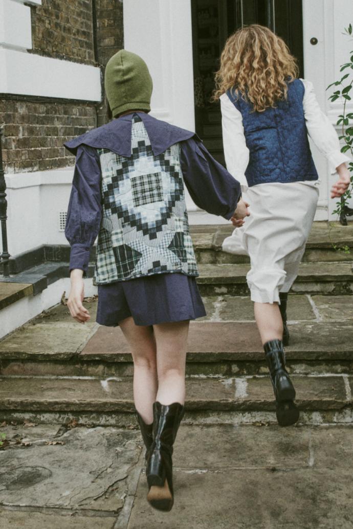 Gilets | Women Damson Madder Maxxy Gilet Liner - Quilt Patchwork