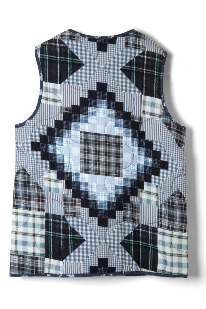 Gilets | Women Damson Madder Maxxy Gilet Liner - Quilt Patchwork