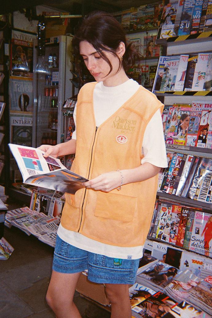 Gilets | Women Damson Madder Orange Fisherman Gilet