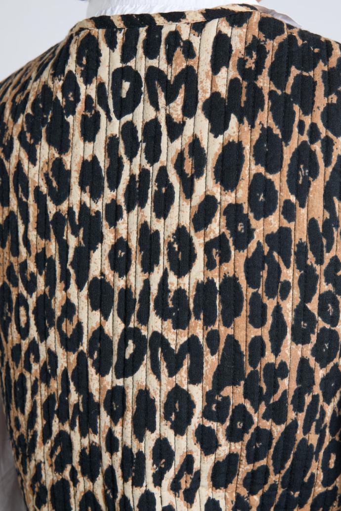 Gilets | Women Damson Madder Tilly Gilet - Leopard