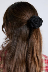 Hair Accessories | Women Damson Madder 2 Pack Crochet Flower Hair Bobbles