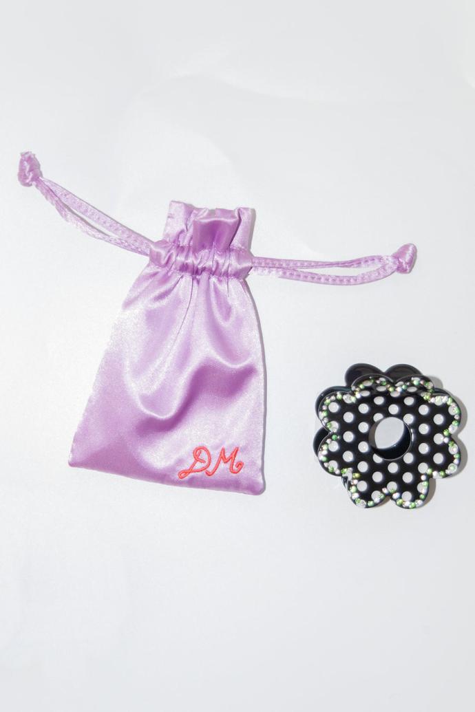 Hair Accessories | Women Damson Madder Recycled Daisy Spot Hair Clip