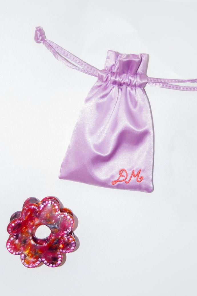 Hair Accessories | Women Damson Madder Recycled Daisy Tort Hair Clip