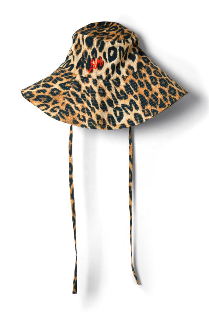 Hats | Women Damson Madder Leopard Print Sunhat