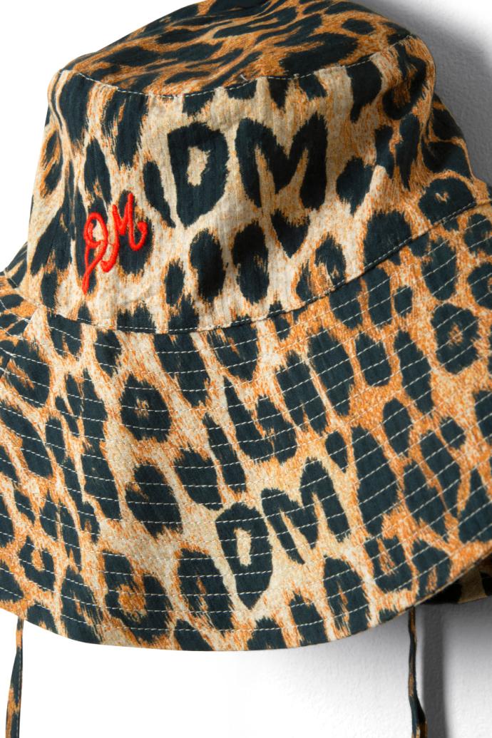 Hats | Women Damson Madder Leopard Print Sunhat