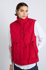 Jackets &amp; Coats | Women Damson Madder Celeste Gilet - Chilli Red