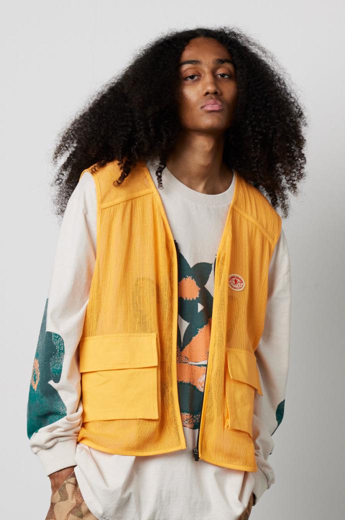 Jackets &amp; Coats | Women Damson Madder Orange Fisherman Gilet