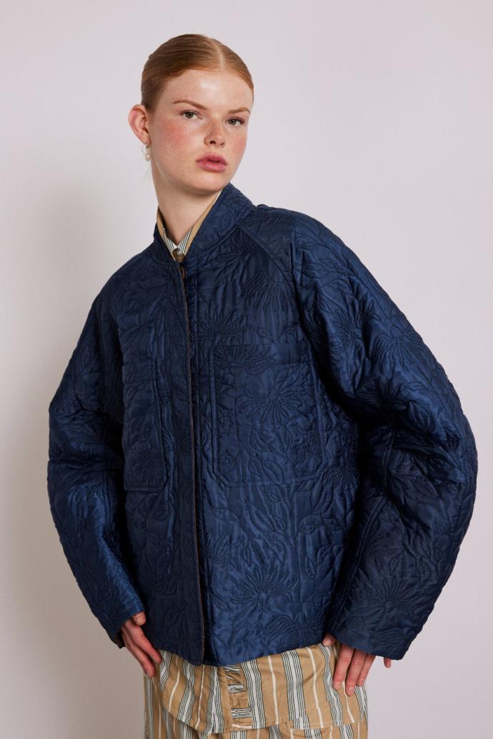 Jackets &amp; Coats | Women Damson Madder Susie Quilted Reversible Bomber