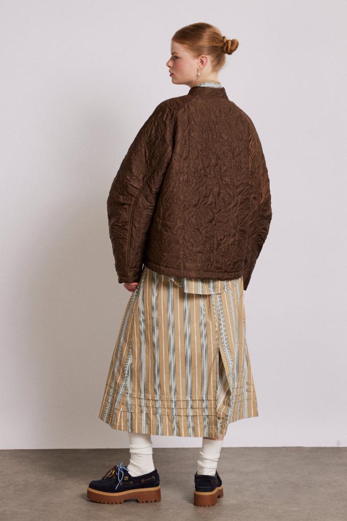 Jackets &amp; Coats | Women Damson Madder Susie Quilted Reversible Bomber