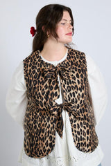 Jackets &amp; Coats | Women Damson Madder Tilly Gilet - Leopard