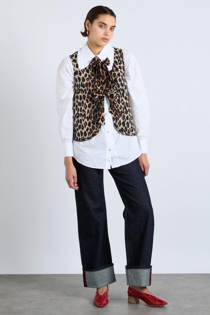 Jackets &amp; Coats | Women Damson Madder Tilly Gilet - Leopard