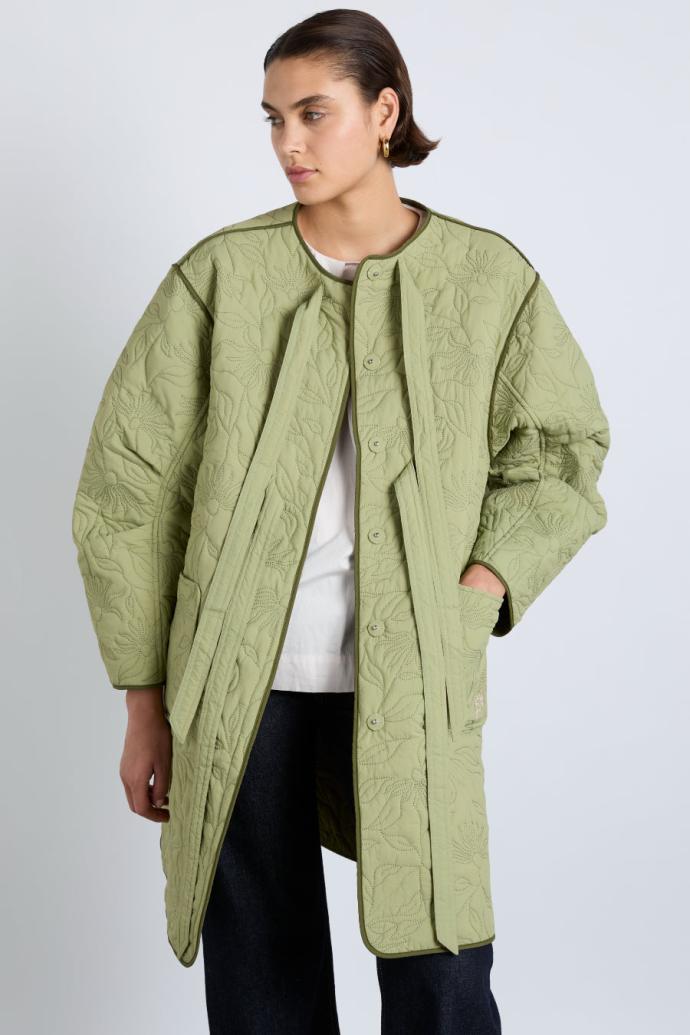 Jackets &amp; Coats | Women Damson Madder Valentine Jacket - Green
